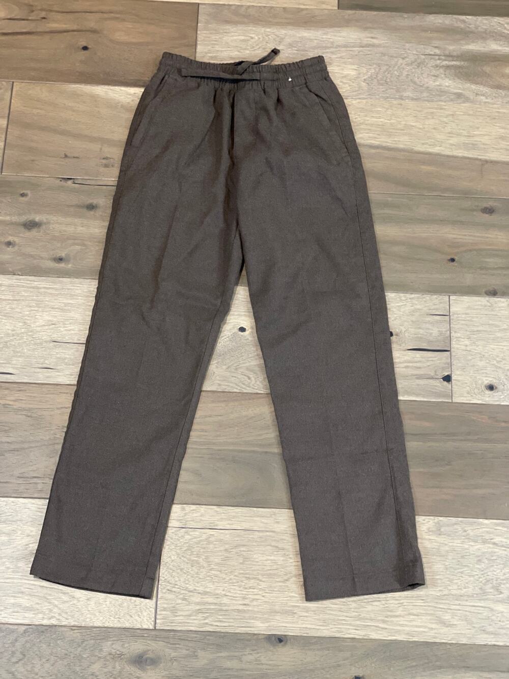 Abercrombie and Fitch Youth Soft Pants Size 9/10 Brown Elastic Waist